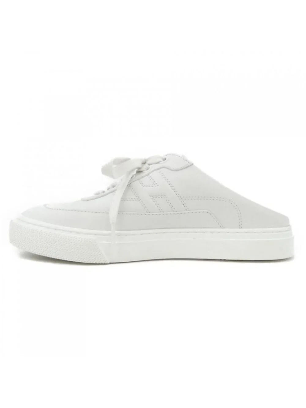★SOLD★ Hermes Keep Sneakers White - Picture 2 of 6